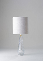 Clear shown with 12 Top Hat in Natural Linen with Cream Card lining