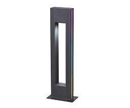 Уличный светильник-столбик Kink Light Грайни с RGB-подсветкой 09208-F(220V),16(RGB)