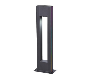 Уличный светильник-столбик Kink Light Грайни с RGB-подсветкой 09208-F(220V),16(RGB)