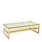 110367 Coffee Table Gamma gold finish кофейная карта Eichholtz