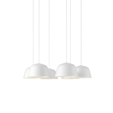 Ambit Pendant Cluster подвесной светильник Muuto White / White AMBCL25A0103