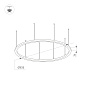 Подвесной кольцевой светильник Arlight SP-LINE-HANG-ARC-O3535-D800 — фото 1