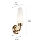 Truby 11.5" 1 Light Wall Sconce Champagne Bronze настенный светильник 55073CPZ Kichler