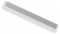 359081 Novotech Smal 48V магнитный трековый прожектор белого цвета с перфорированной решеткой для системы 48V
