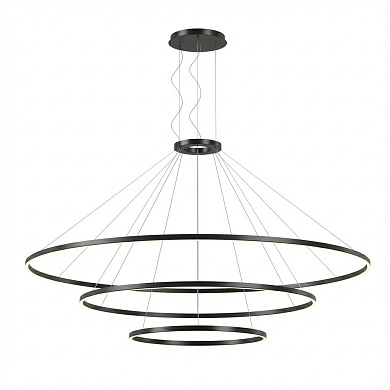 CS4G-00V9AZRU05 подвесной светильник Leds C4 Circular Downward 3 Rings (ø3000 ø2000 ø1200) черный