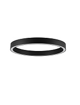 Triac Dimmable Sandy Black Aluminium & Acrylic LED 50 Watt 220-240 Volt 2968 Lm 3000K IP20 D: 80 H: 6.5 cm