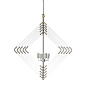 Spiral Acrylic Diamond 5 Layer Nickel by Nellcote подвес Sonder Living 1007210