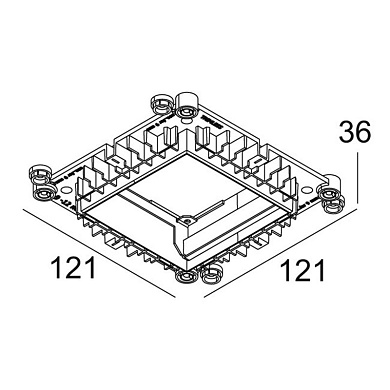 27710 0020 Delta Light OPTIONS МОНТАЖНЫЙ КОМПЛЕКТ ARTUUR S/SA