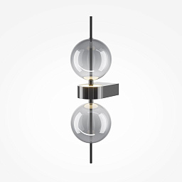 Настенный светильник Maytoni Double Moon 8W 950лм Черный MOD478WL-L8B3K