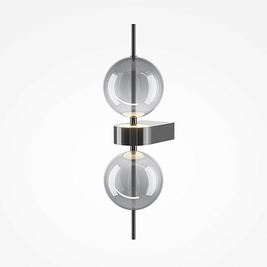 Настенный светильник Maytoni Double Moon 8W 950лм Черный MOD478WL-L8B3K