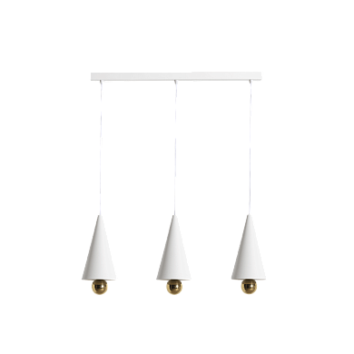 L0541302 CHERRY Petite Friture Подвесной светильник на три конусных плафона