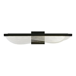 SL6509.401.01 ST-Luce Fezale настенное бра с чёрным каркасом и матовыми стеклянными вставками