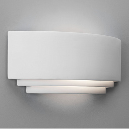 1079001 Astro lighting Amalfi настенный светильник из керамики с горизонтальными линиями рассеивания