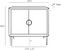 Jonathan Side Table боковой стол Arteriors 5123 — фото 6