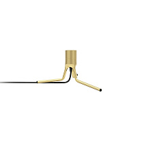 Tripod Base brushed brass H 18,6 cm