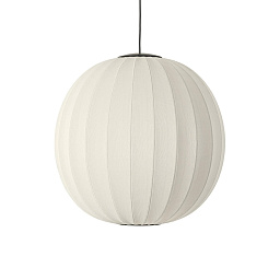 KW75 PW LED Made by Hand Knit-Wit Подвес Ø75 с белым тканевым плафоном LED