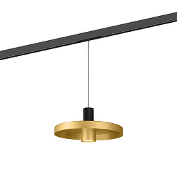 ODREY on track 1.2 LED Jet Black + Gold Wever Ducre Odrey On Track плоский трековый светильник золотого цвета для магнитного трека 48V