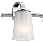 Oxby 30 Inch 4 Light Vanity Light with White Vetro Mica Glass Chrome настенный светильник 37517 Kichler — фото 5
