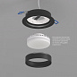 DK2090-BK Denkirs FLAT встраиваемый светильник 15W — фото 2