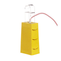 IN-ES018G-BR In-es Artdesign CacioPepe портативный настольный светильник с перфорированным корпусом и верхней ручкой
