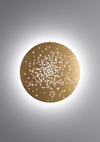 настенно-потолочный светильник бронзового оттенка с рельефной текстурой