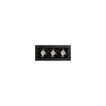BLACK FOSTER MICRO RECESSED 3 потолочный встраиваемый светильник, Arkoslight