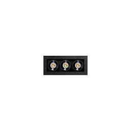 BLACK FOSTER MICRO RECESSED 3 потолочный встраиваемый светильник, Arkoslight