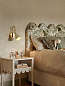 Настенный светильник Heathfield Fleur WL-FLEU-SBRS-IVRY-000-STD — фото 1