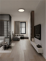 Triac Dimmable Brown Steel, Aluminium & Acrylic LED 44Watt 220-240Volt 3051Lm IP20 3000K D:60 H:9.5 cm