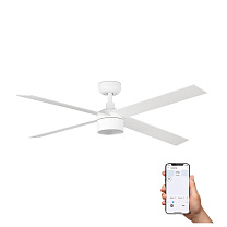 RUDDER TEK 4 L White/ash fan 2700K TUYA