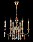 Люстра Crystal Lux MERCEDES SP6 GOLD/COLOR — фото 1