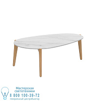 СТОЛИК ДЛЯ ЧАЯ 100X60CM CERAMIC BIANCO STATUARIO Royal Botania