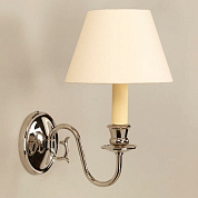 WA0297.NI.SE Bedale Single Arm Wall Light, Nickel