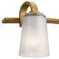 Oxby 30 Inch 4 Light Vanity Light with White Vetro Mica Glass Painted Natural Brass настенный светильник 37519 Kichler