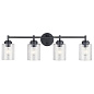 Winslow 4 Light Vanity Light Black настенный светильник 45887BK Kichler — фото 1