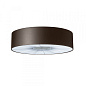 PLSKI160E27MABC Axolight Skin 160 PL Ceiling lamp with lampshade in eco кожа белый; коричневый — фото 1