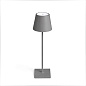 70777 TOC LED Grey portable lamp наземный светильник Faro barcelona