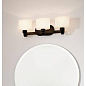24 Inch 3 Light Vanity Light with Etched Glass Black настенный светильник 37514 Kichler — фото 2