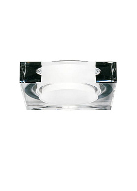 точечный светильник из прозрачного стекла