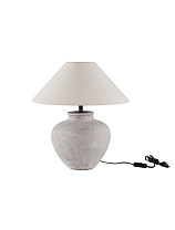 Brown Beige Ceramic & Fabric Shade LED E27 1x12Watt 100-240Volt IP20 Bulb Excluded Cable Length:140 cm D:40 H:49 cm