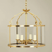 CL0267.BR.SE Carnforth Lantern, Brass, 4 Light