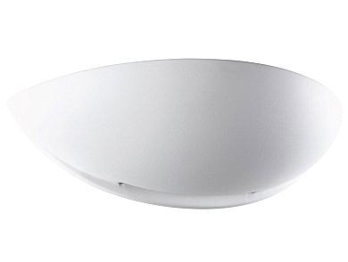 настенный керамический светильник округлой формы с мягким светом вверх