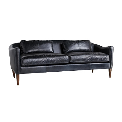 8110 Vincent Sofa Ink Leather Arteriors диван