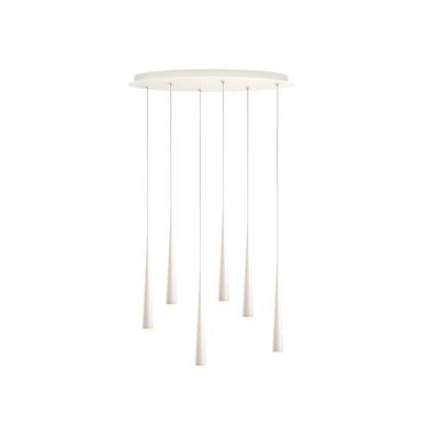CNO06-3 Grau Niceone RAIN OVAL 6 WHITE/WHITE/WHITE подвесной светильник белый