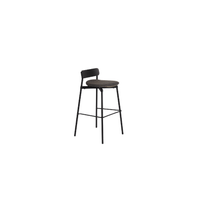 M0820204 FROMME Petite Friture Барный стул 75 см тканевый черный