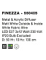 550405 FINEZZA Novaluce светильник LED E27 3x12Вт 230В IP20