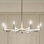 Erzo 8 Light Chandelier Satin Nickel люстра 43857SN Kichler — фото 2