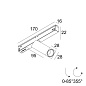 29015 9225 B Delta Light PR SPLITLINE M26L/M35R - трековый светильник Octav 27 — фото 1