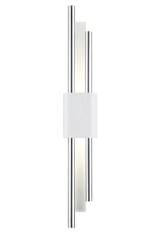 CARTA AP6W LED WHITE/CHROME Crystal Lux CARTA настенное бра с продолговатым корпусом и белым декоративным элементом