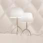 FN026021EH_14 Foscarini Lumiere TL 30th piccola небольшая дизайнерская настольная лампа шампань; стекло — фото 8